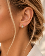 PENDIENTES CON PERLAS Y CIRCONITAS