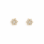 PENDIENTES FLOR CON CIRCONITAS