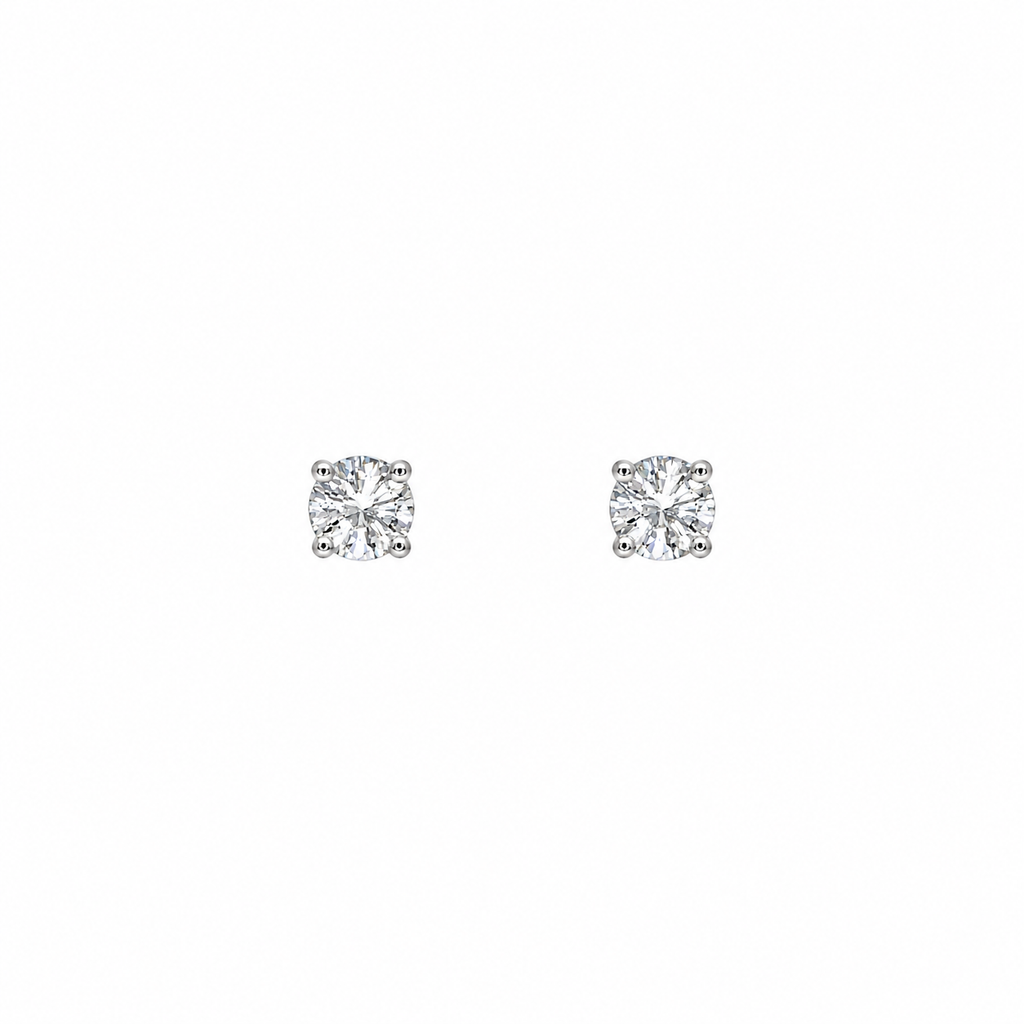 DORMILONAS ORO BLANCO Y BRILLANTES