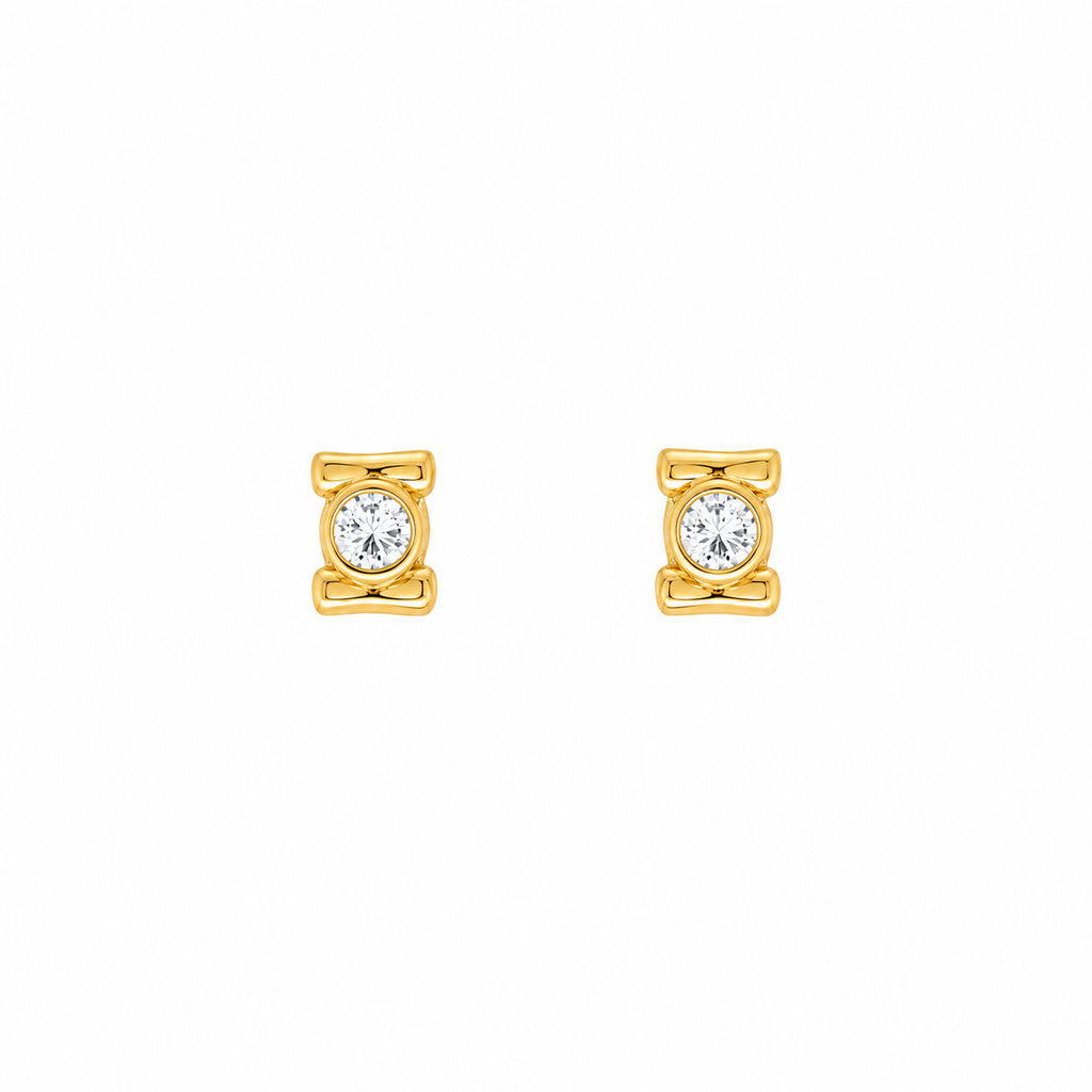 PENDIENTES CUADRADOS CON CIRCONITAS