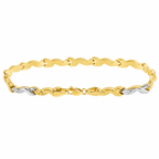 PULSERA SEMIRIGIDA BICOLOR