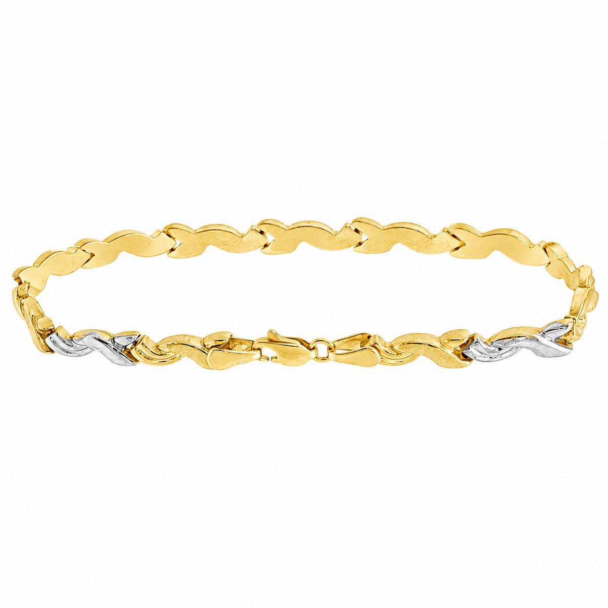 PULSERA SEMIRIGIDA BICOLOR
