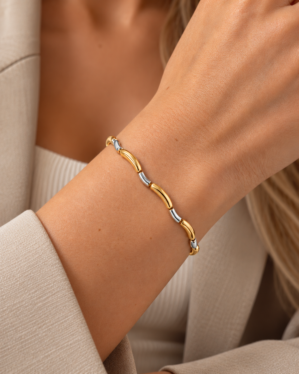 PULSERA MAREA BICOLOR