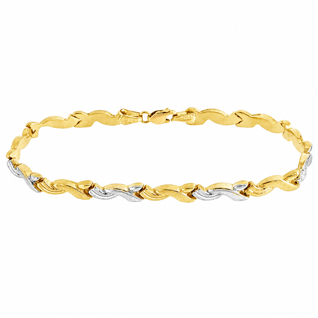 PULSERA SEMIRIGIDA BICOLOR