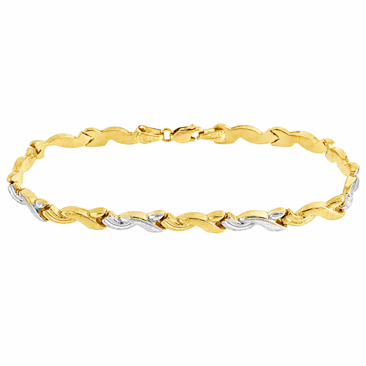 PULSERA SEMIRIGIDA BICOLOR