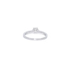 SOLITARIO ORO BLANCO CON BRILLANTES