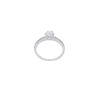 SOLITARIO ORO BLANCO CON BRILLANTES