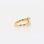 ANILLO BICOLOR CON BRILLANTE