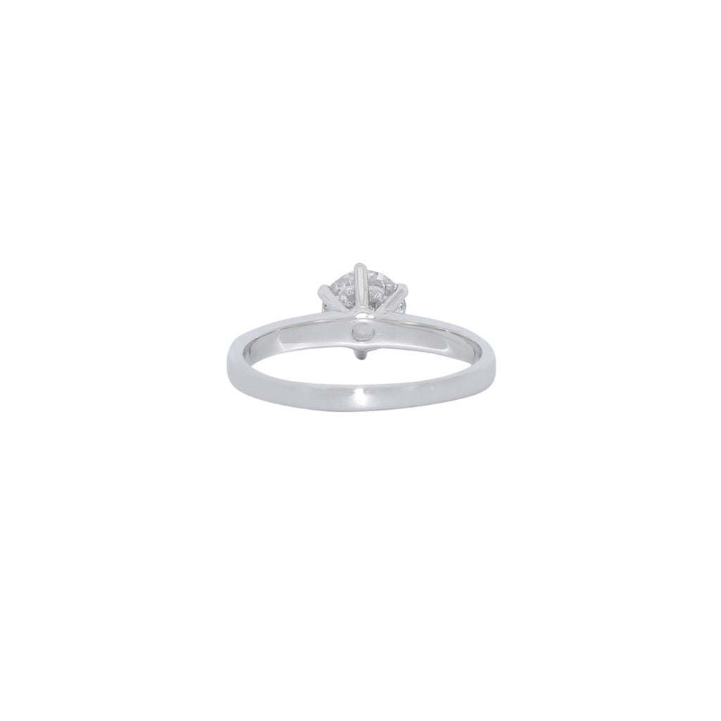SOLITARIO ORO BLANCO CON BRILLANTE