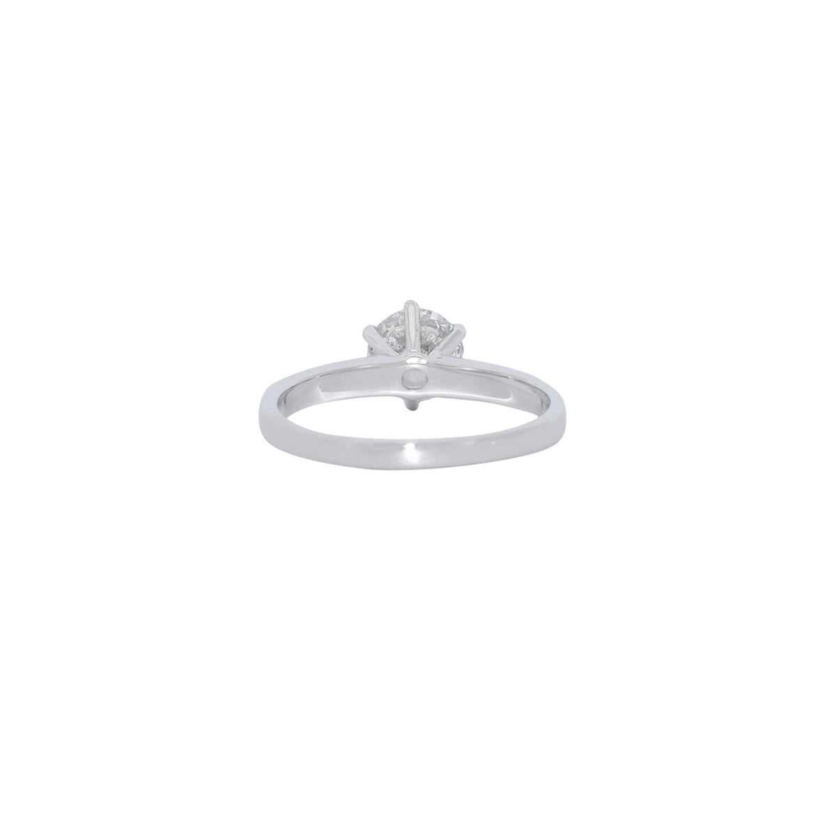 SOLITARIO ORO BLANCO CON BRILLANTE
