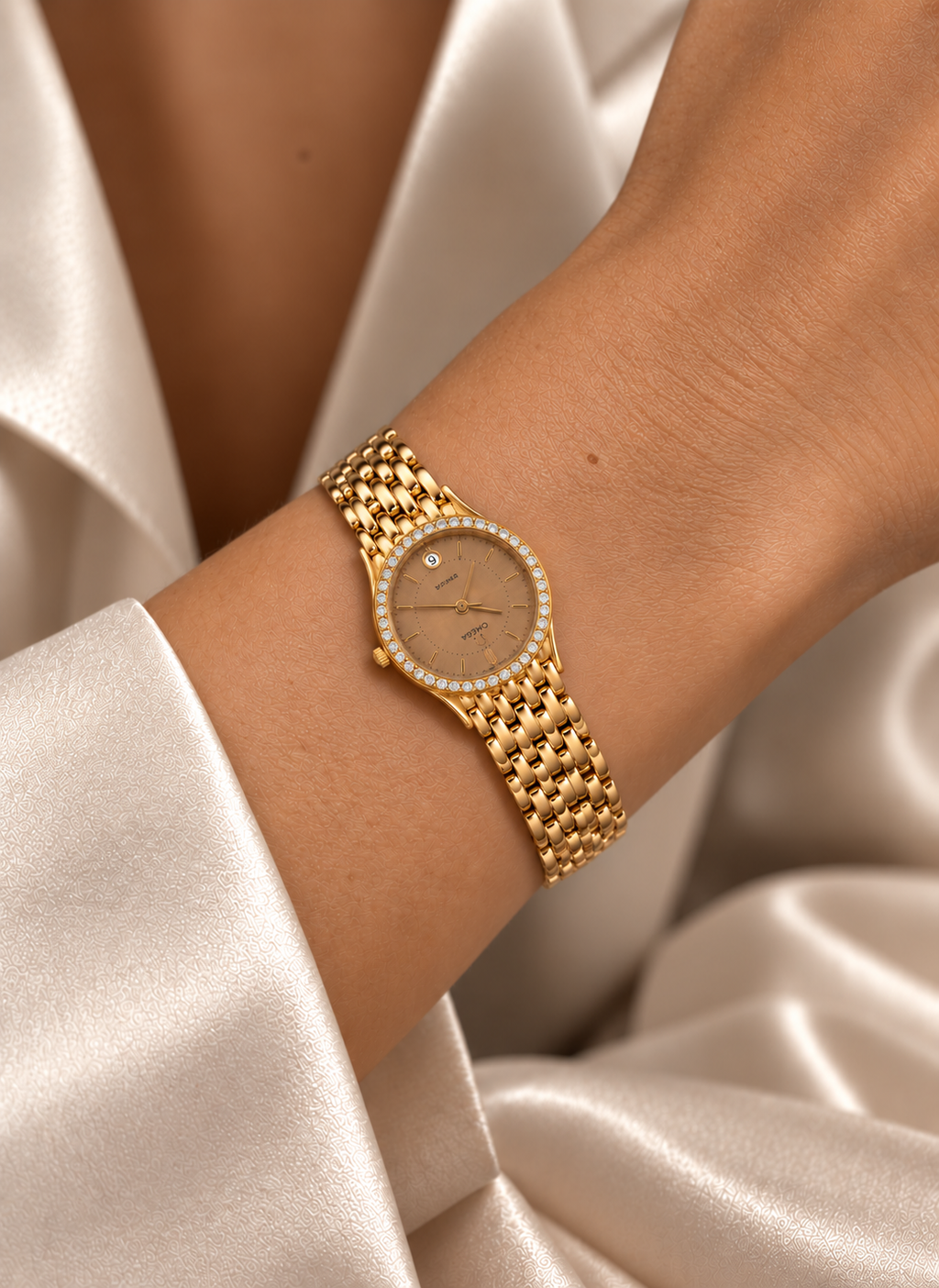 RELOJ OMEGA MUJER CON BRILLANTES