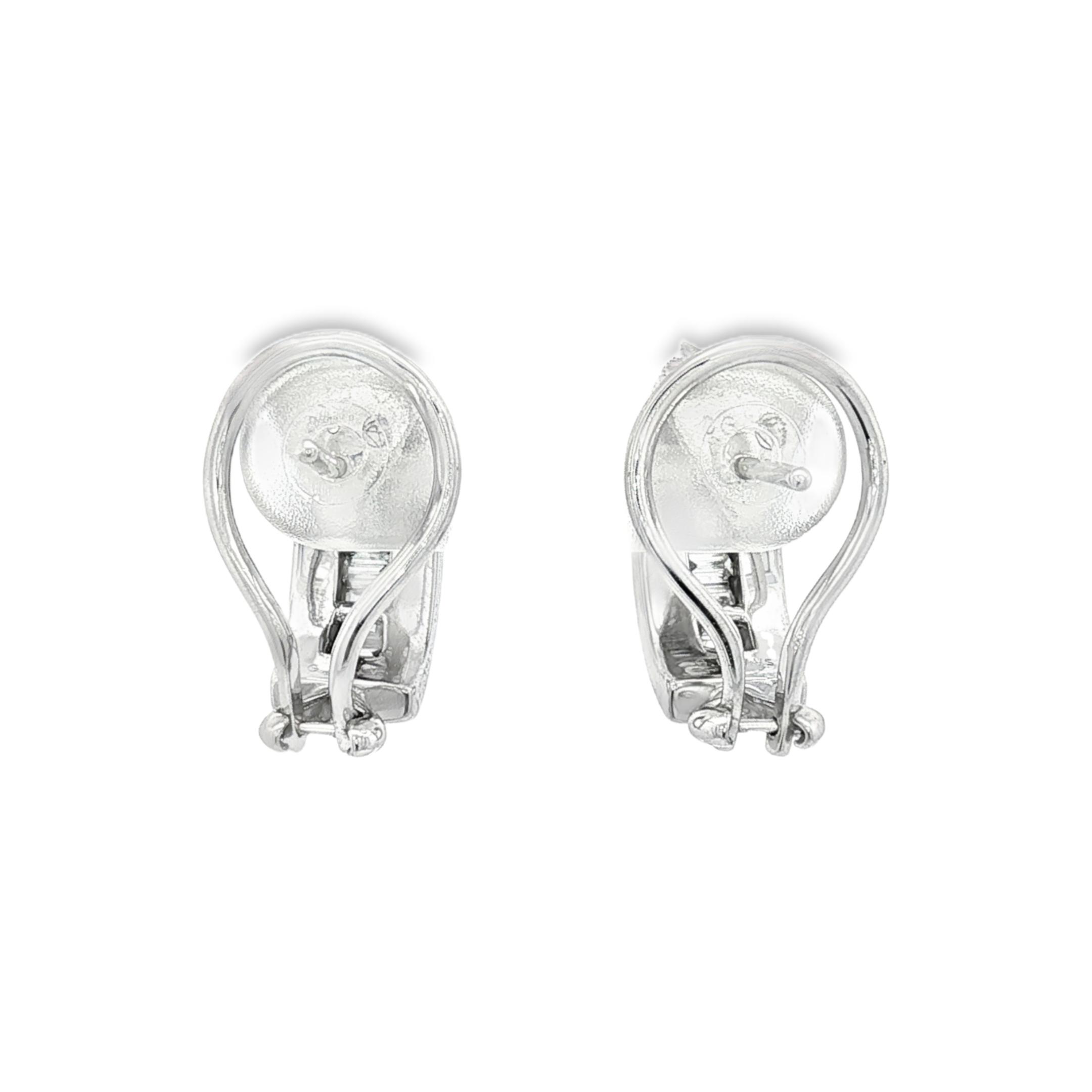 PENDIENTES LINEA DE LUZ ORO BLANCO CON DIAMANTES