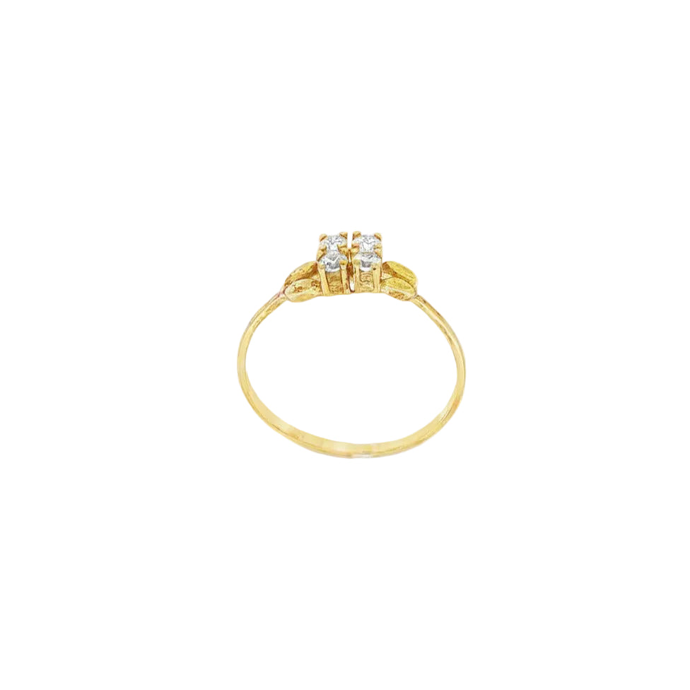 CONJUNTO ANILLO Y PENDIENTES CON CIRCONITAS