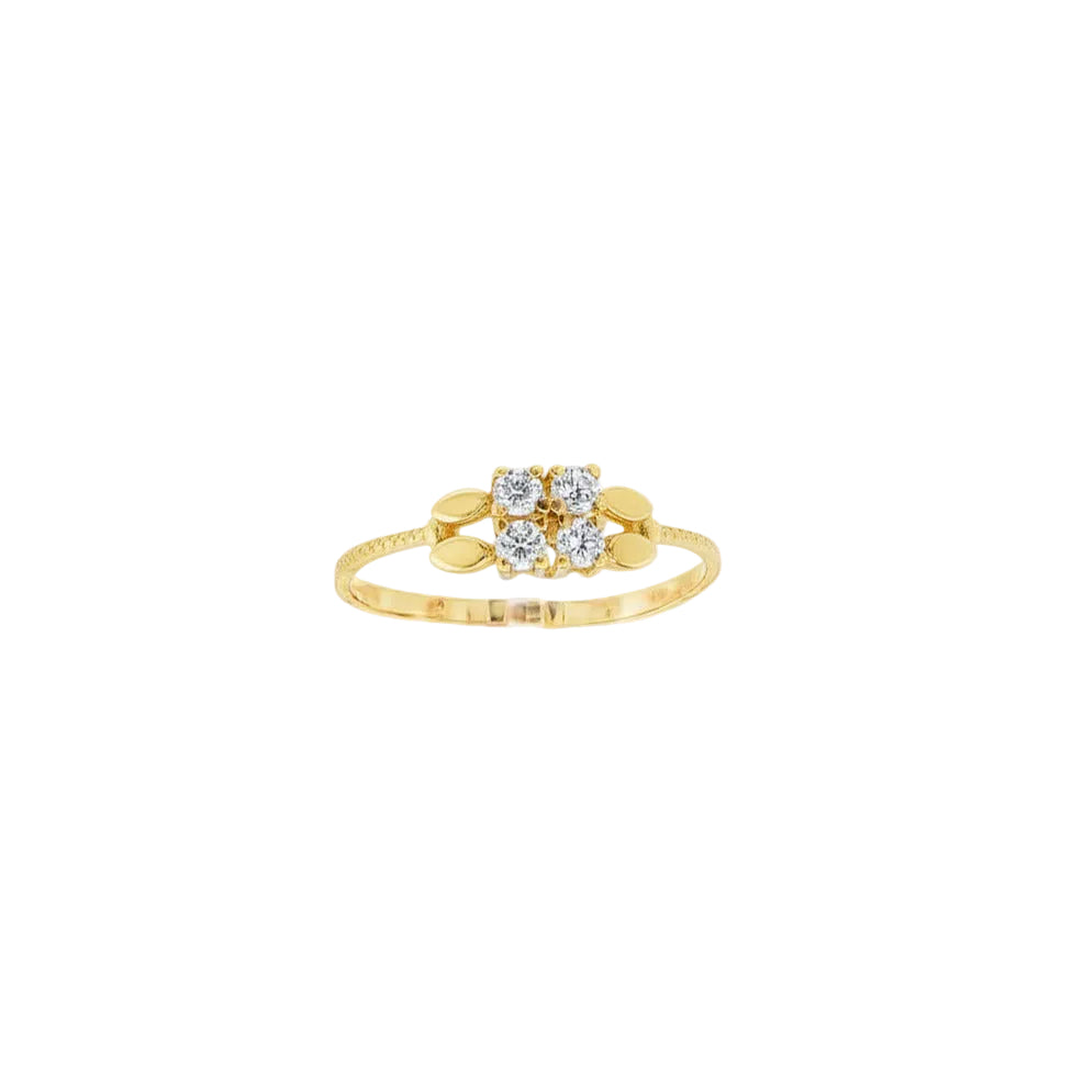 CONJUNTO ANILLO Y PENDIENTES CON CIRCONITAS