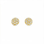 CONJUNTO ANILLO Y PENDIENTES MEDIA ESFERA CON CIRCONITAS