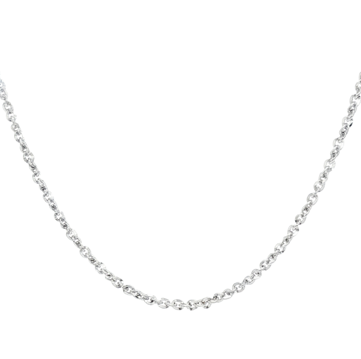 CADENA DE ORO BLANCO