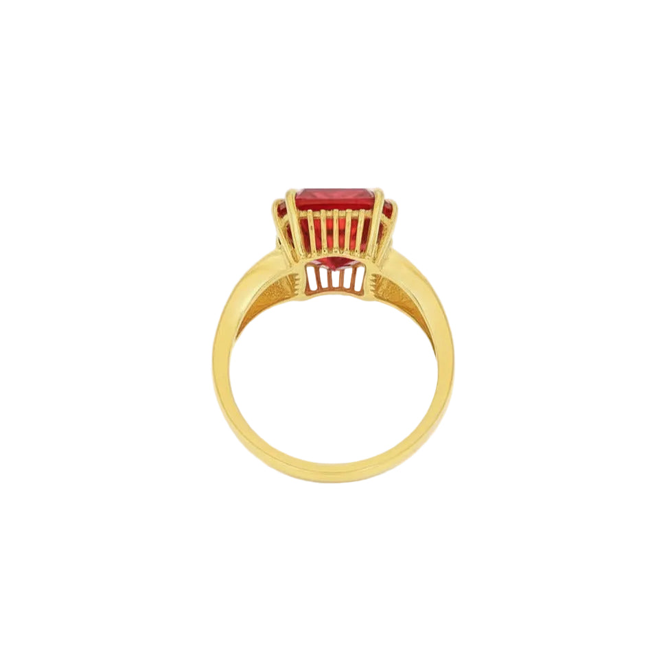 ANILLO CON PIEDRA AMBAR