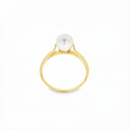 ANILLO ORO ROSA CON PERLA
