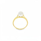 ANILLO ORO ROSA CON PERLA