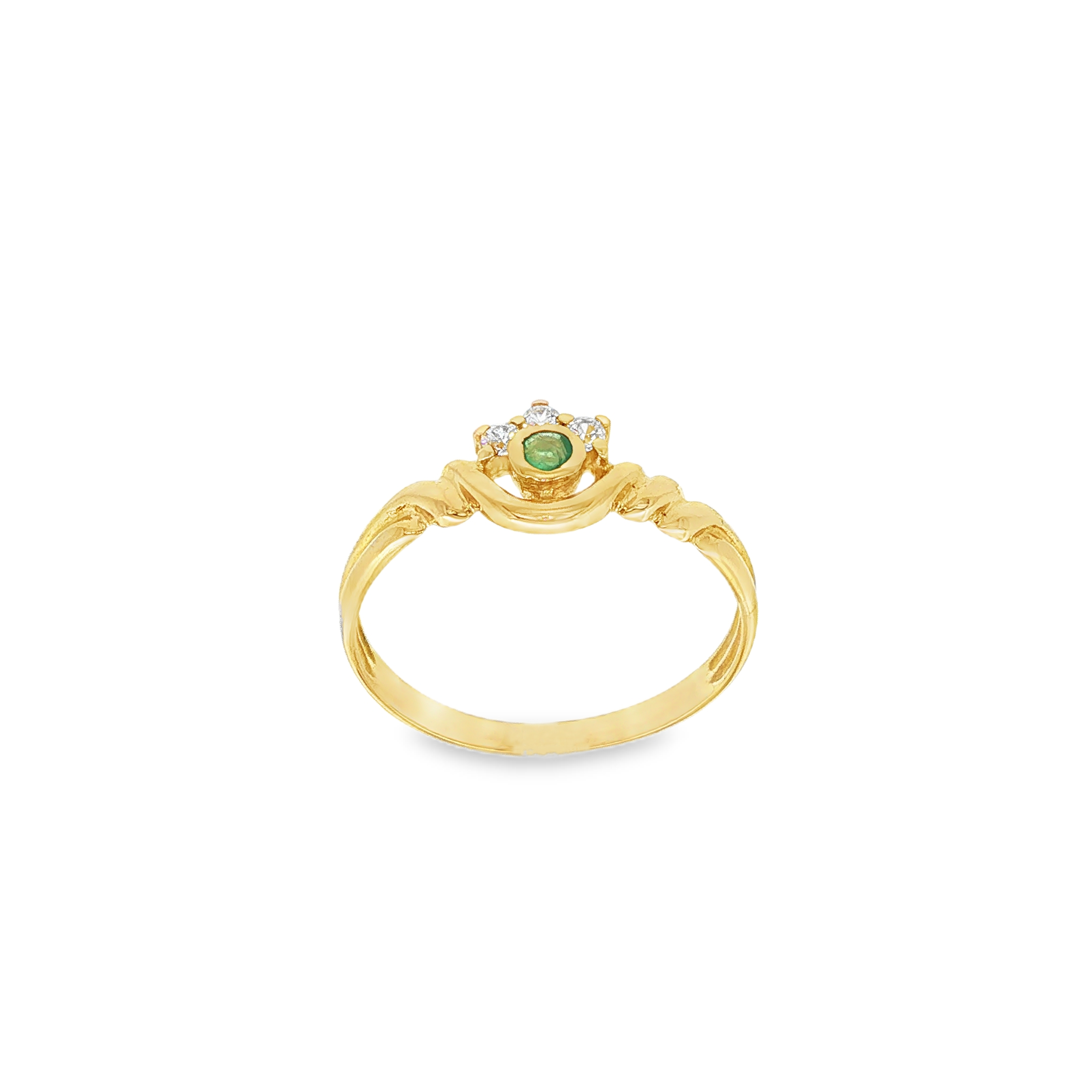 ANILLO FLOR CON CIRCONITAS