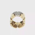 ANILLO CORAZONES CON DIAMANTES