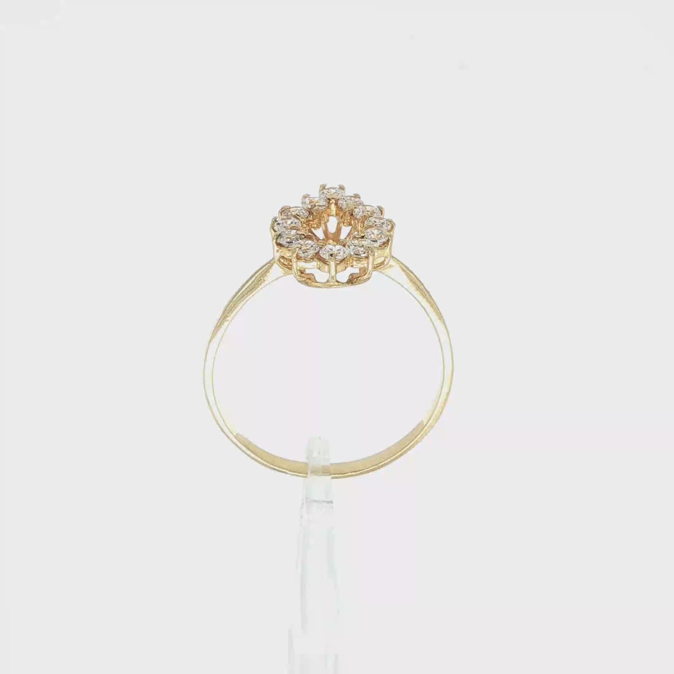 ANILLO GOTA CON CIRCONITAS