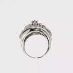 SORTIJA ORO BLANCO CON DIAMANTES