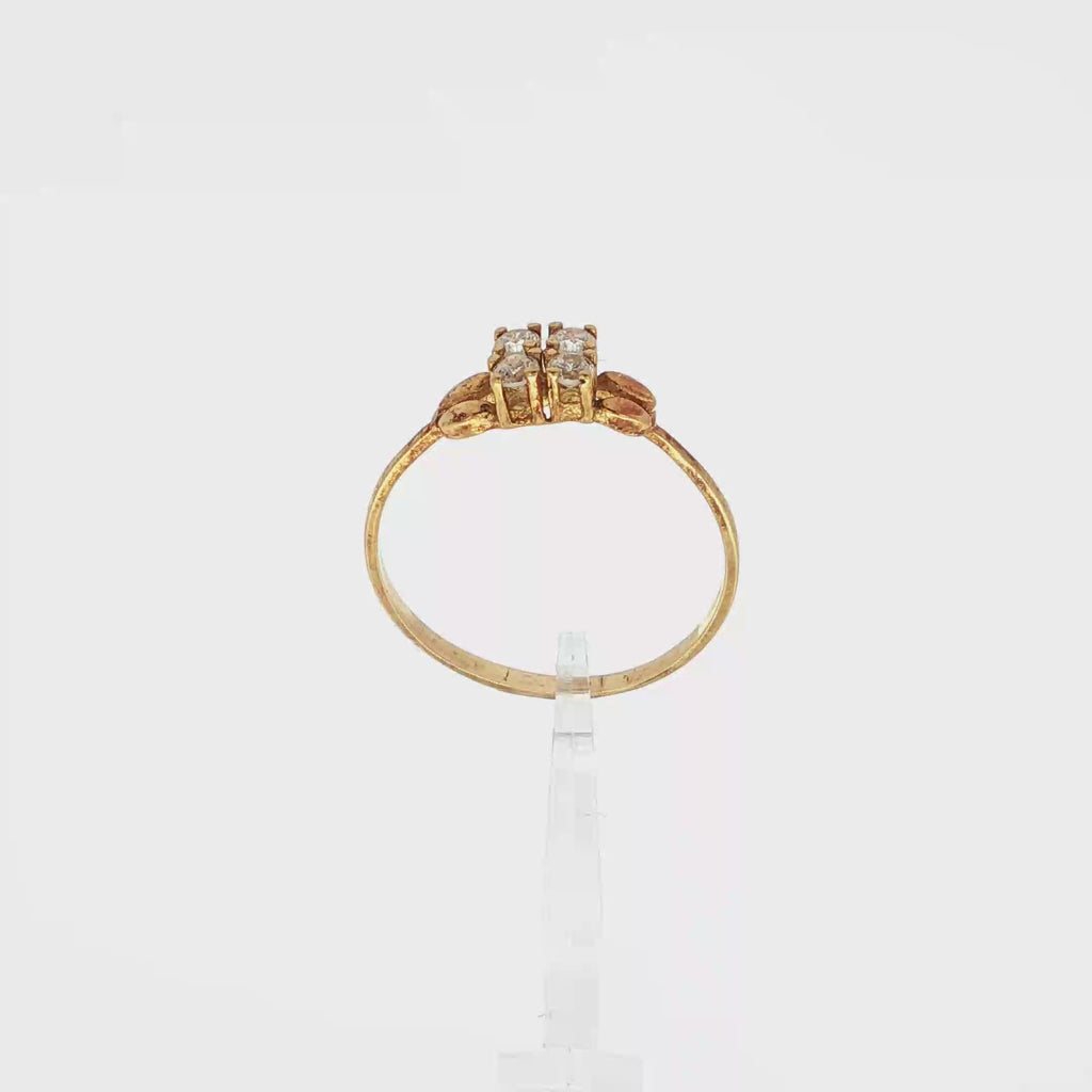 CONJUNTO ANILLO Y PENDIENTES CON CIRCONITAS