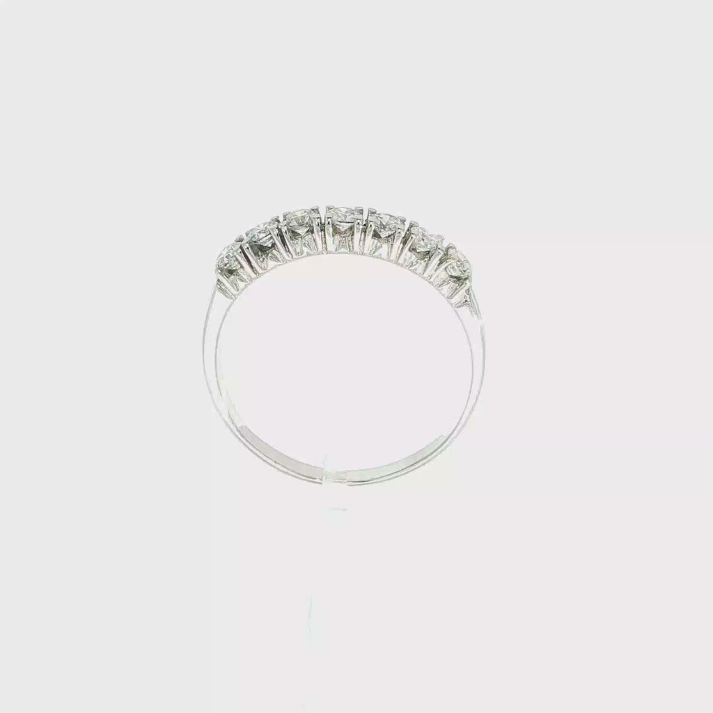 ANILLO MEDIA ALIANZA CON 7 DIAMANTES