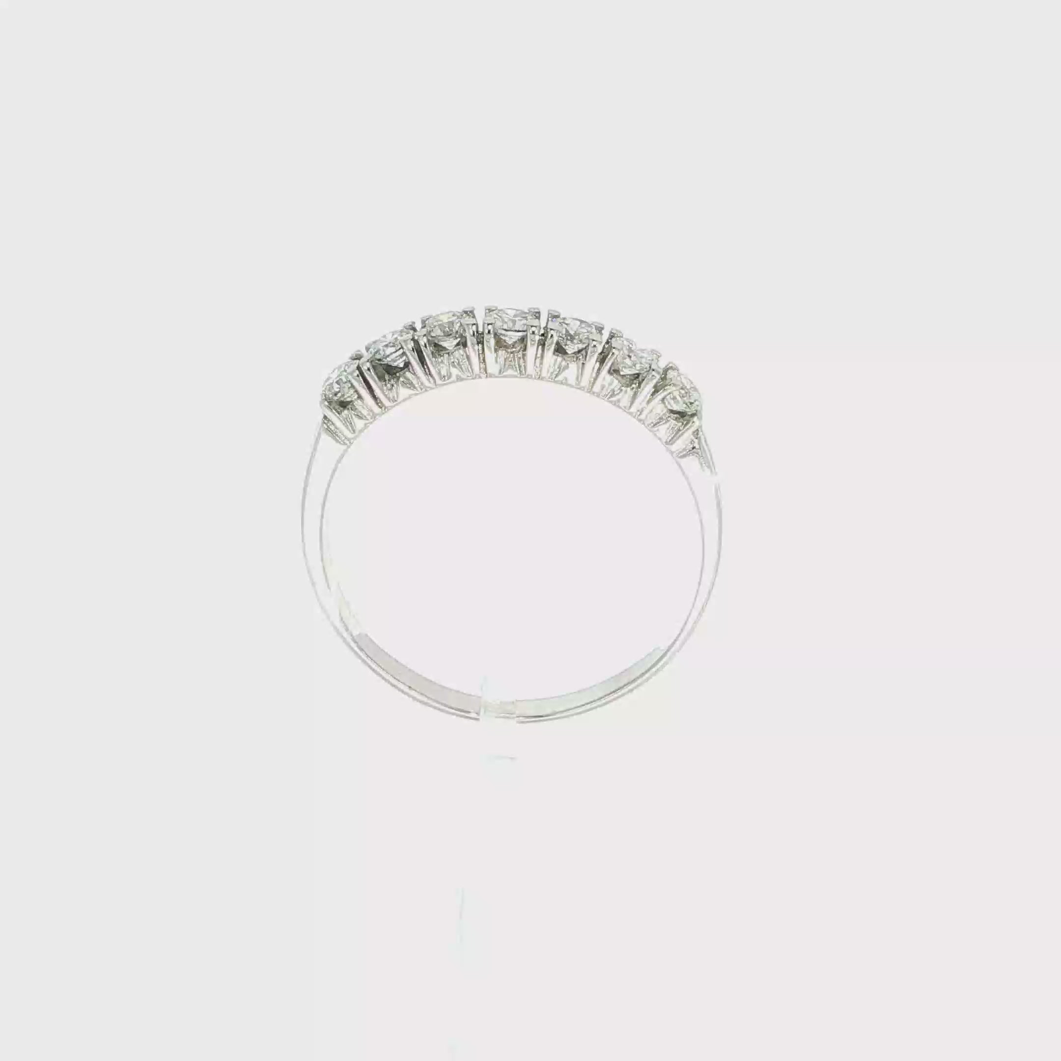 ANILLO MEDIA ALIANZA CON 7 DIAMANTES