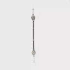 CONJUNTO COLLAR, PULSERA, SORTIJA Y PENDIENTES ORO BLANCO Y BRILLANTES