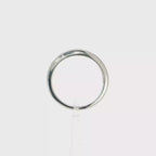 ANILLO CINTILLO PRINCESA ORO BLANCO