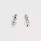 PENDIENTES DE ORO BLANCO CON DIAMANTES