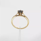ANILLO FLOR CON BRILLANTES