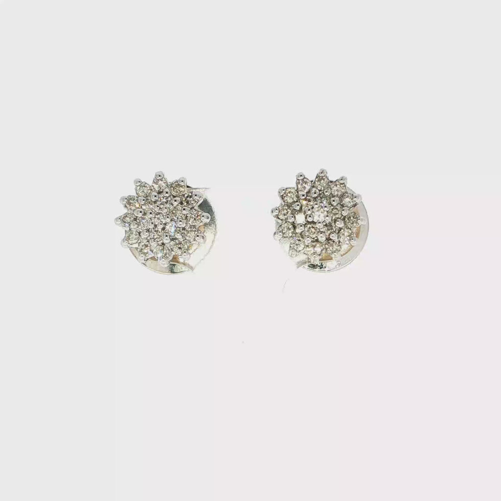 CONJUNTO COLLAR, PULSERA, SORTIJA Y PENDIENTES ORO BLANCO Y BRILLANTES
