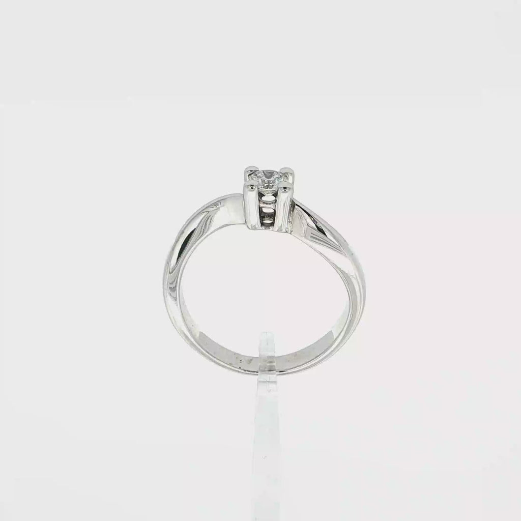 SORTIJA ORO BLANCO CON DIAMANTES