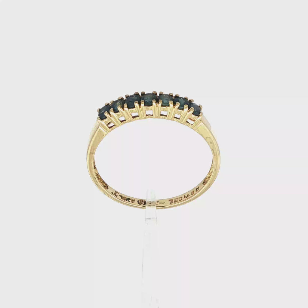 ANILLO CINQUILLO ZAFIROS