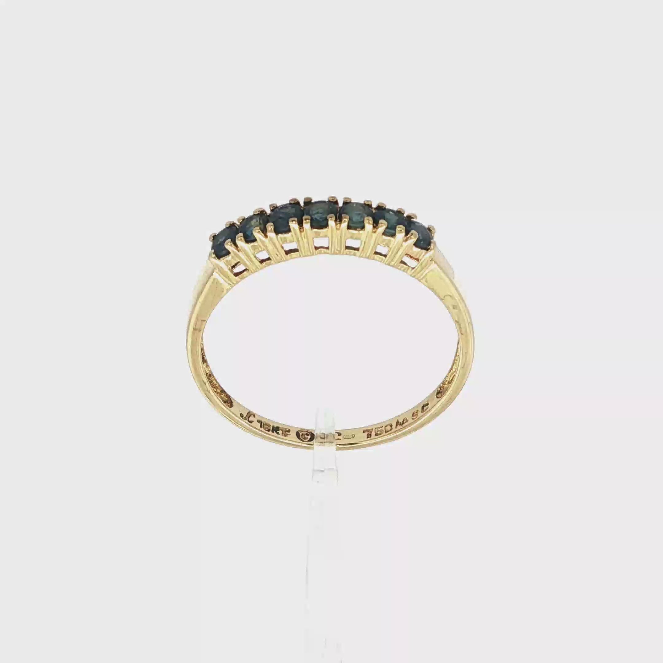ANILLO CINQUILLO ZAFIROS