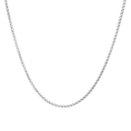CADENA COLA DE RATON ORO BLANCO